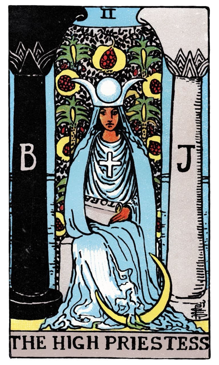 The High Priestess tarot card