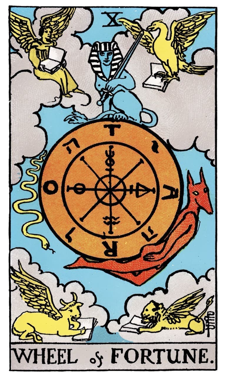 Wheel of Fortune tarot card