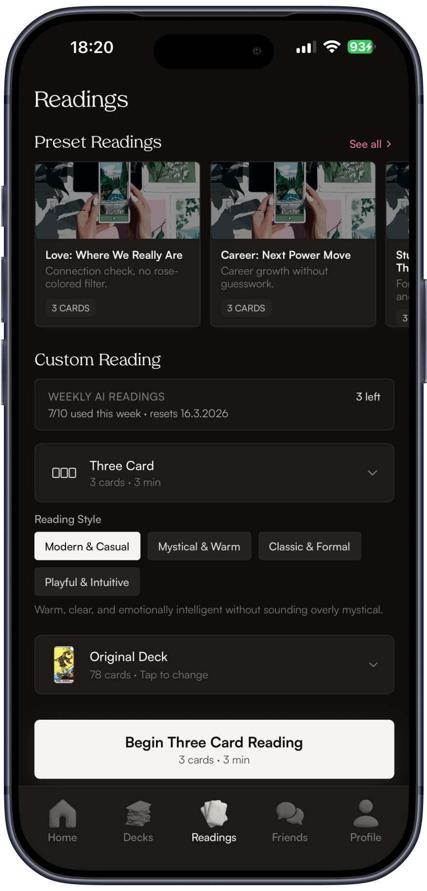 Reading with memory context